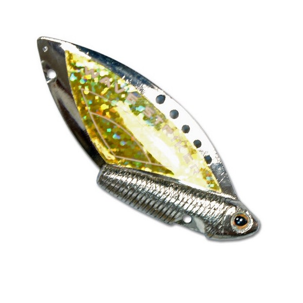 

Kosadaka Блесна колеблющаяся KOSADAKA WAVE STRIKER ( 10гр/Silver/Gold), Золотистый;серебристый