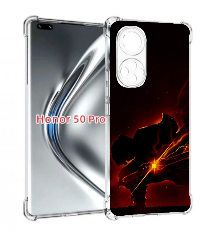 

Чехол бампер MyPads demon-slayer-зеницу для Honor 50 Pro., Прозрачный, Tocco