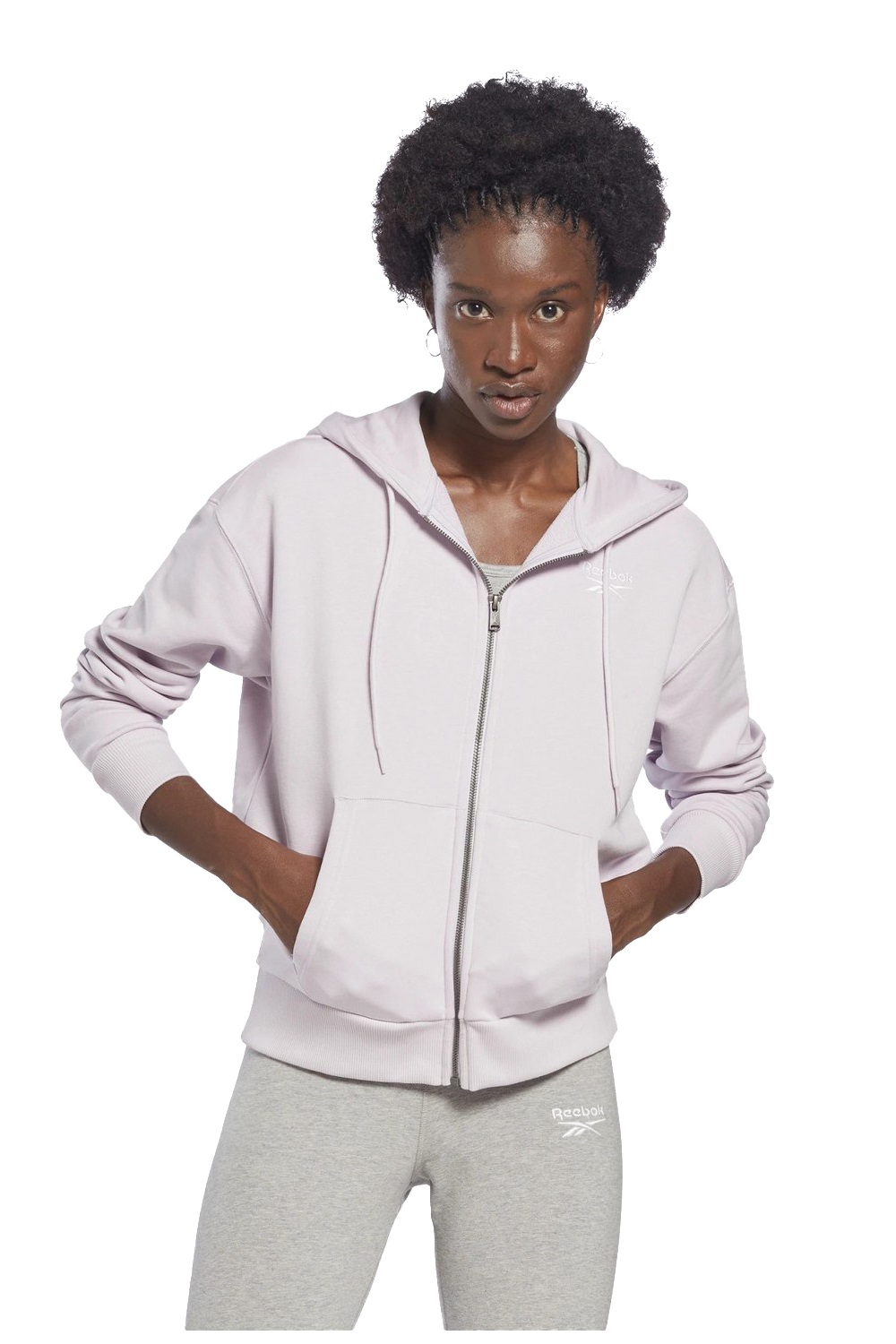 

Толстовка женская Reebok HB2323 розовая XS, HB2323