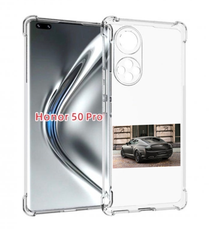 

Чехол бампер MyPads bentley бентли 1 мужской для Honor 50, Прозрачный, Tocco