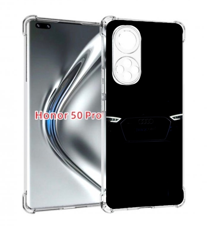 

Чехол бампер MyPads audi ауди 3 мужской для Honor 50 Pro, Прозрачный, Tocco