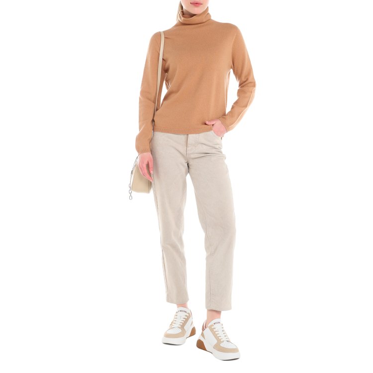 

Водолазка женская Maison David NZ9886 бежевая L, Бежевый, NZ9886