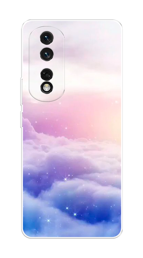 

Чехол на Honor 80 Pro "Небеса", Голубой;белый;розовый, 6120450-2