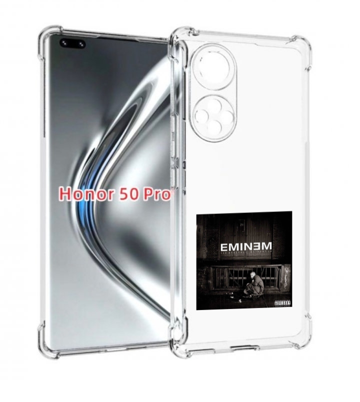 

Чехол Бампер Mypads The Marshall Mathers Lp Для Honor 50, Прозрачный, Tocco