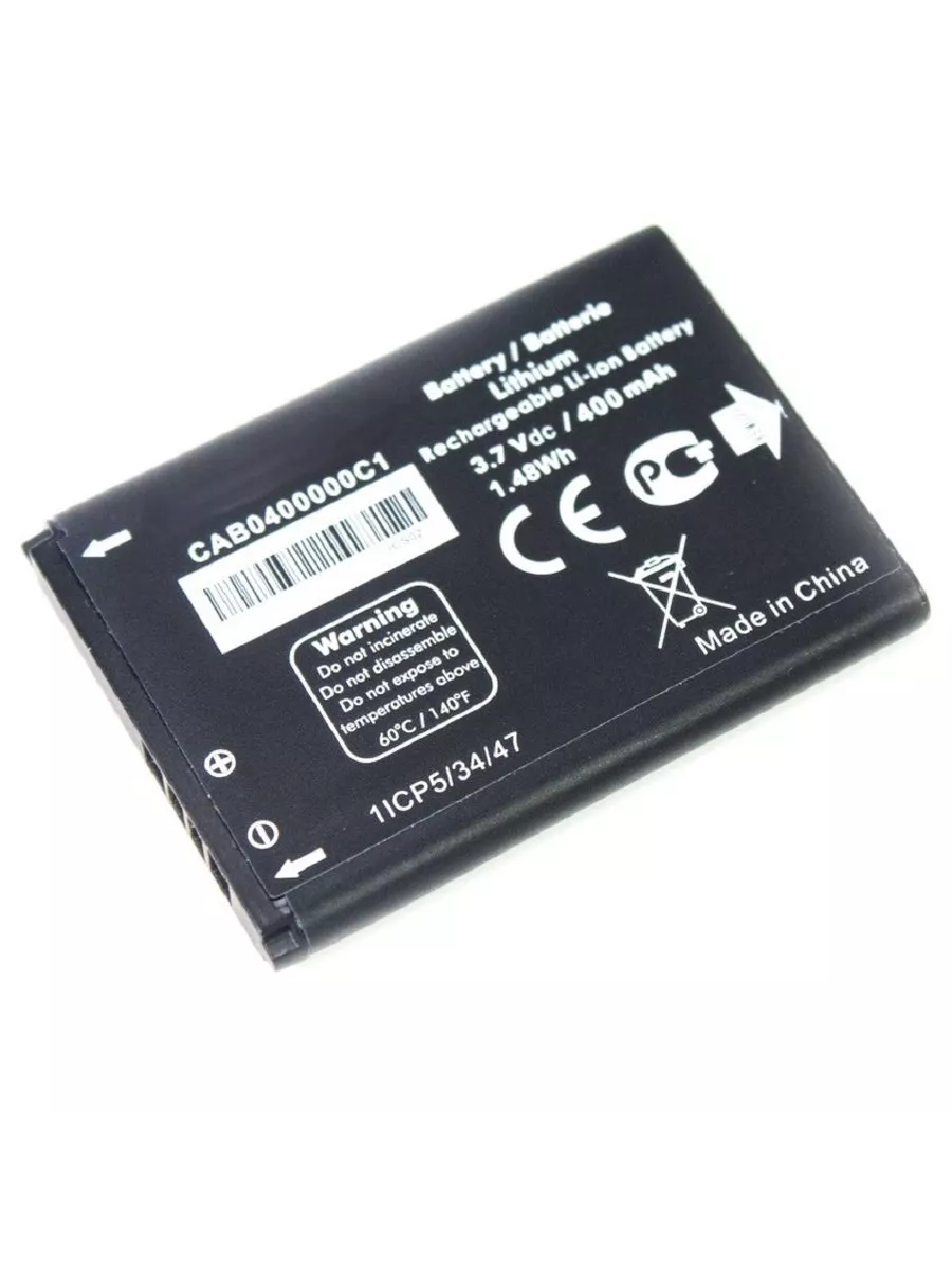 

Аккумулятор для телефона Alcatel Crystal mА*h400