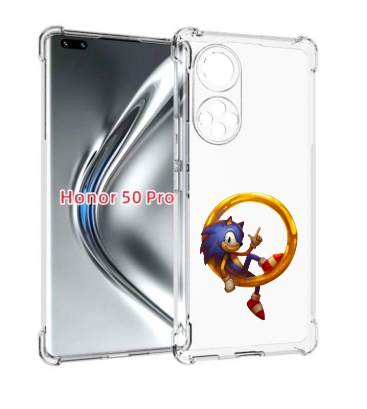 

Чехол бампер MyPads Sonic-R для Honor 50 Pro/Nova 9 Pro п, Прозрачный, Tocco