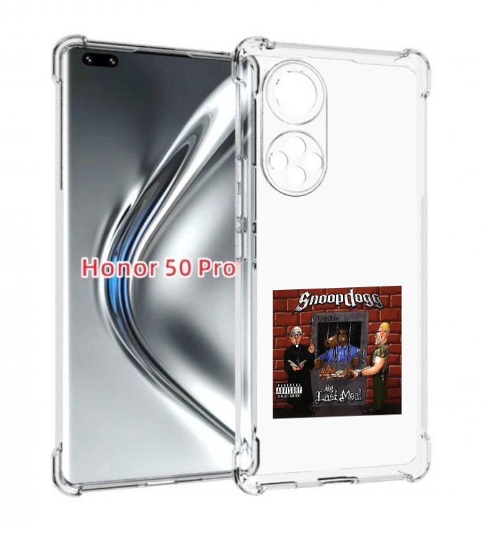 

Чехол Бампер Mypads Snoop Dogg Tha Last Meal Для Honor 50, Прозрачный, Tocco