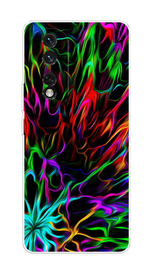 

Чехол на Honor 80 Pro "Разноцветные разводы", Голубой;зеленый;оранжевый, 6120450-3