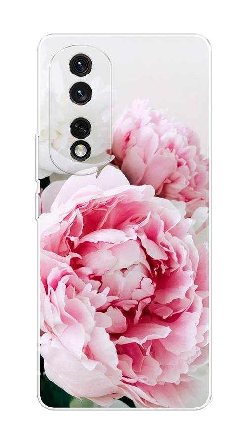 

Чехол на Honor 80 Pro "Розовые и белые пионы", Розовый;белый, 6120450-2