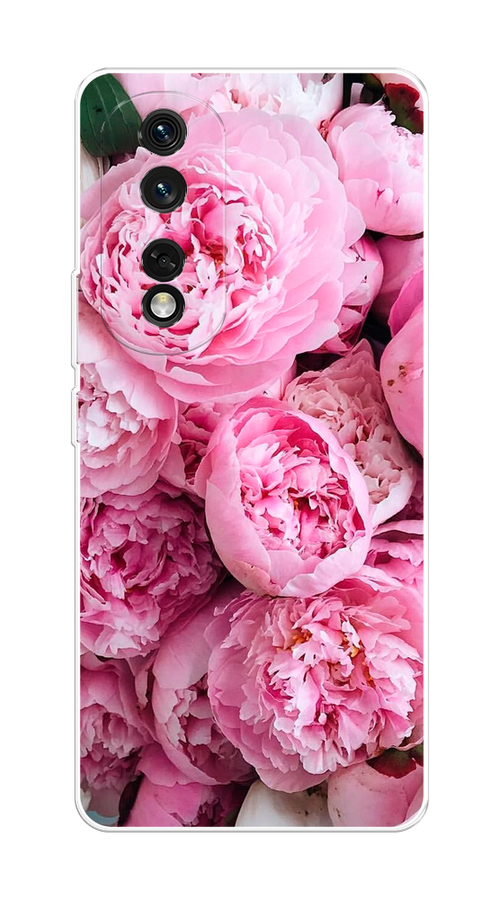 

Чехол на Honor 80 Pro "Розовые пионы", Бежевый;розовый, 6120450-2