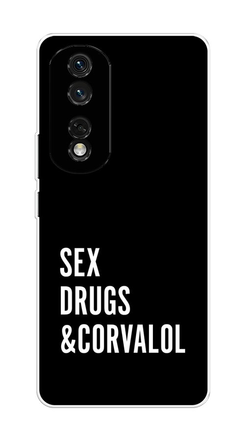 

Чехол на Honor 80 Pro "Corvalol", Черный;серый;белый, 6120450-6