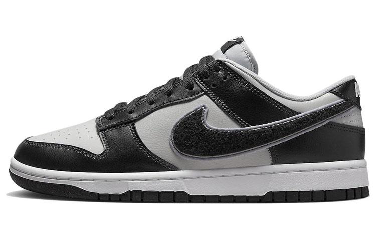 

Кеды унисекс Nike Dunk Low retro chenille swoosh серые 42 EU, Серый, Dunk Low retro chenille swoosh
