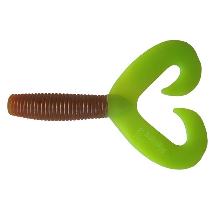 

Твистер Helios Credo Double Tail 7,5 см Rusty Gold & Lime HS-12-017 (набор 7 шт), Золотистый;зеленый