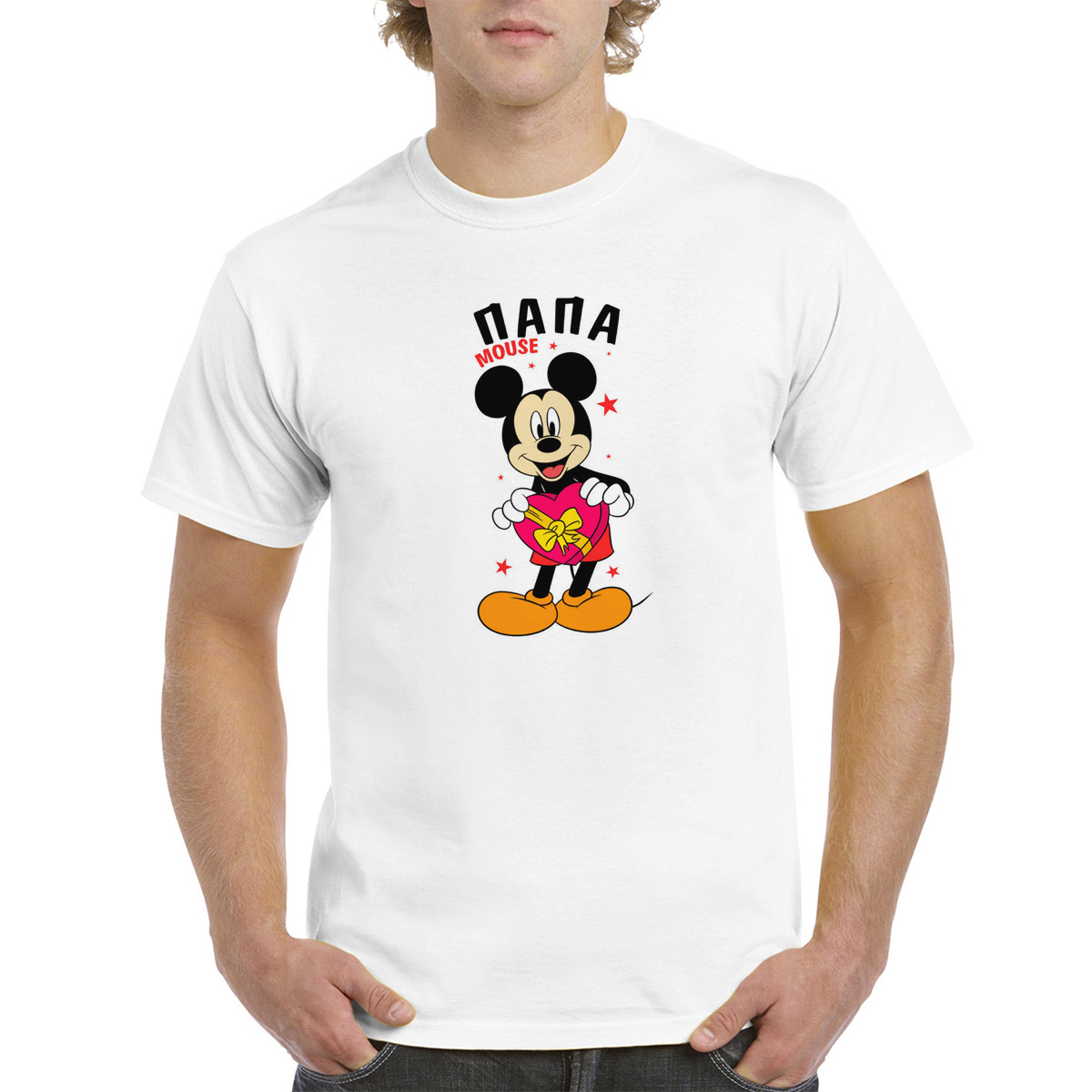 

Футболка CoolPodarok Прикол. Семья. Папа mouse, Белый, M0151892