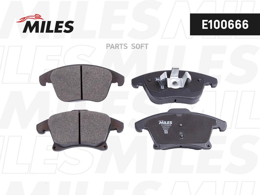 

Колодки тормозные FORD MONDEO 15-/S-MAX 15- передние SemiMetallic MILES
