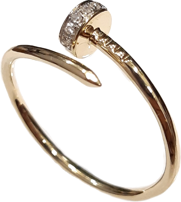 Кольцо из красного золота с бриллиантом р. 17,5 La Nordica 29-22-9122302-AB