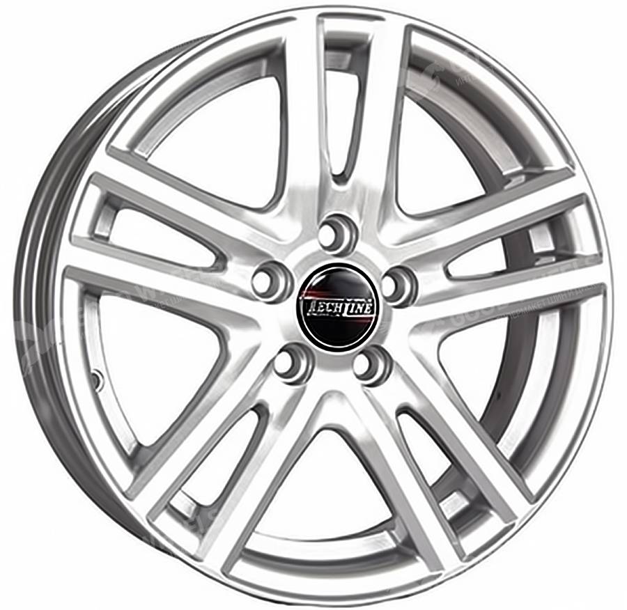 

Колесный диск R14 4x100 5,5J ET43 D60,1 Tech-Line 429 S, Серебристый