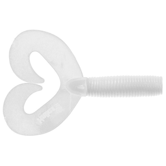 

Твистер Helios Credo Double Tail 5 см White HS-27-001, набор 10 шт., Белый