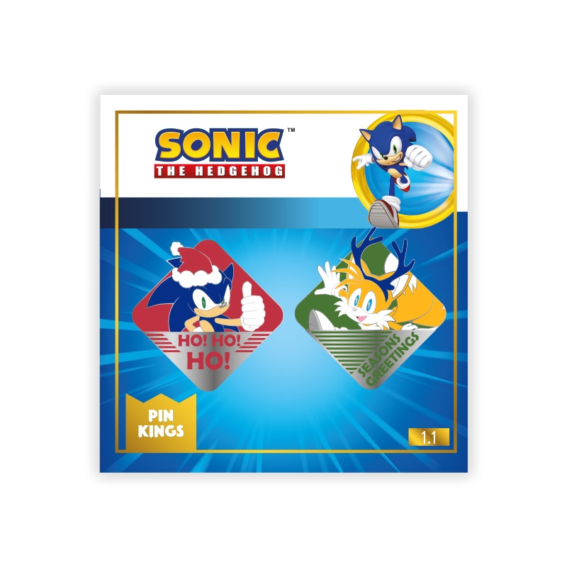 Значок Pin Kings Sonic the Hedgehog Modern Christmas 1.1 (набор из 2 шт.)