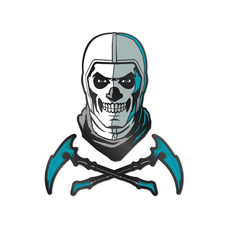 Значок Pin Kings Fortnite 1.3 Skull Trooper (набор из 2 шт.)
