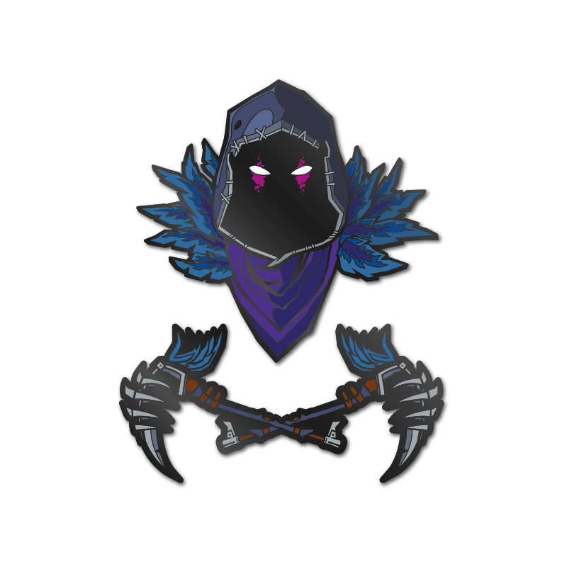 фото Значок pin kings fortnite 1.1 raven (набор из 2 шт.) numskull