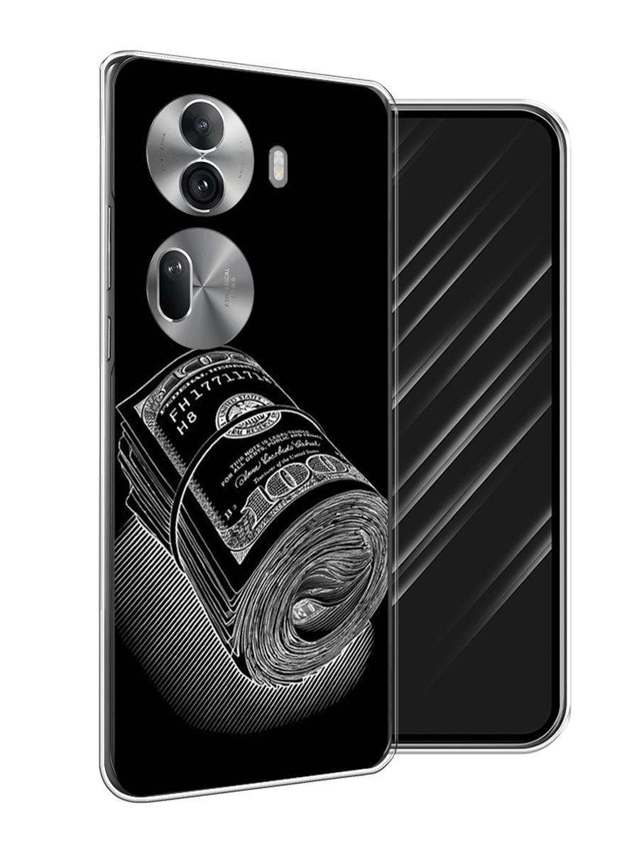 

Чехол Awog на Oppo Reno 11 Pro (Global) "Кубышка денег", Черный;серебристый, 2515950-1