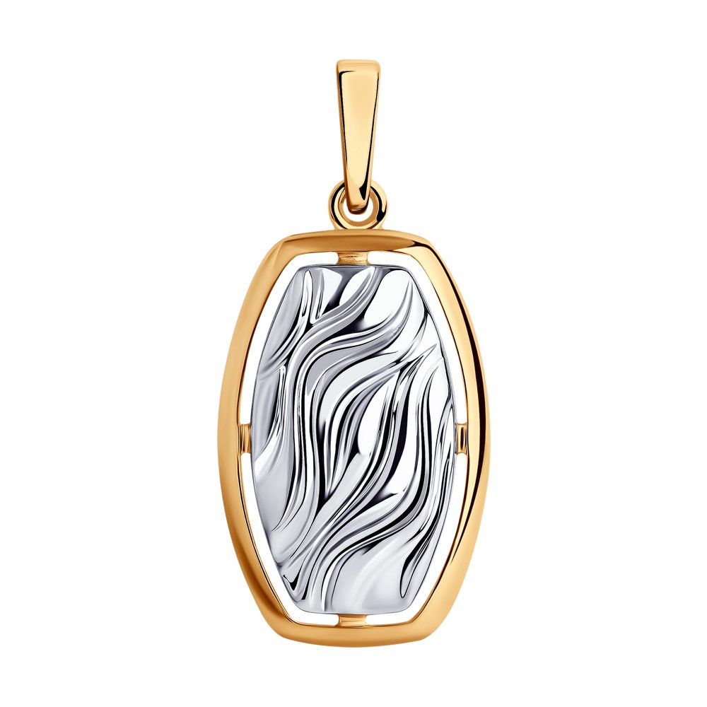 фото Подвеска женская diamant 93-130-00797-2 из серебра, фианит