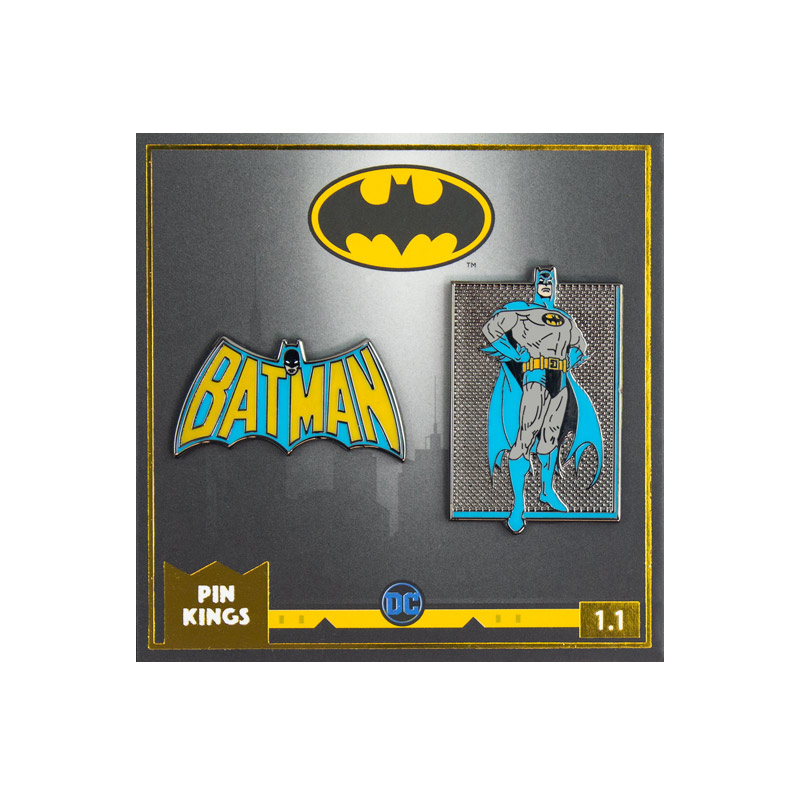 Значок Pin Kings DC Бэтмен 1.1 (набор из 2 шт.)