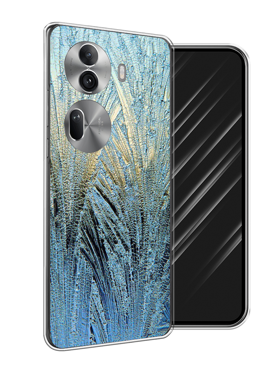 

Чехол Awog на Oppo Reno 11 Pro (Global) "Лёд", Голубой, 2515950-1