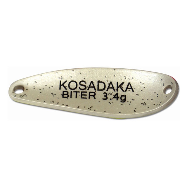 

Kosadaka Блесна колеблющаяся KOSADAKA TROUT POLICE BITER ( 3,4гр/AJ74), Серебристый