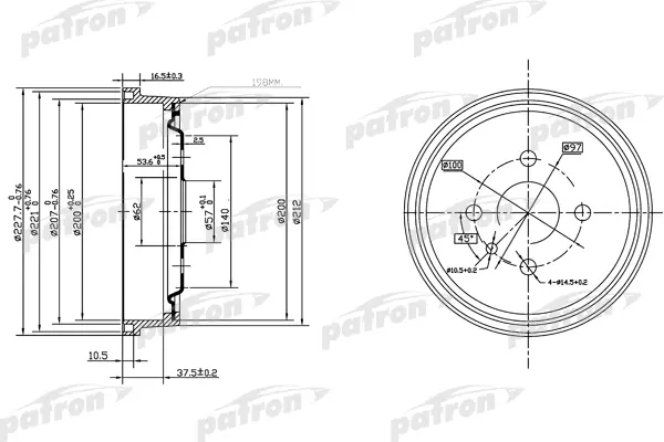 

Барабан тормозной задн OPEL: ASTRA F 91-98, ASTRA F Van 91-99, ASTRA F хечбэк 91-98, ASTRA