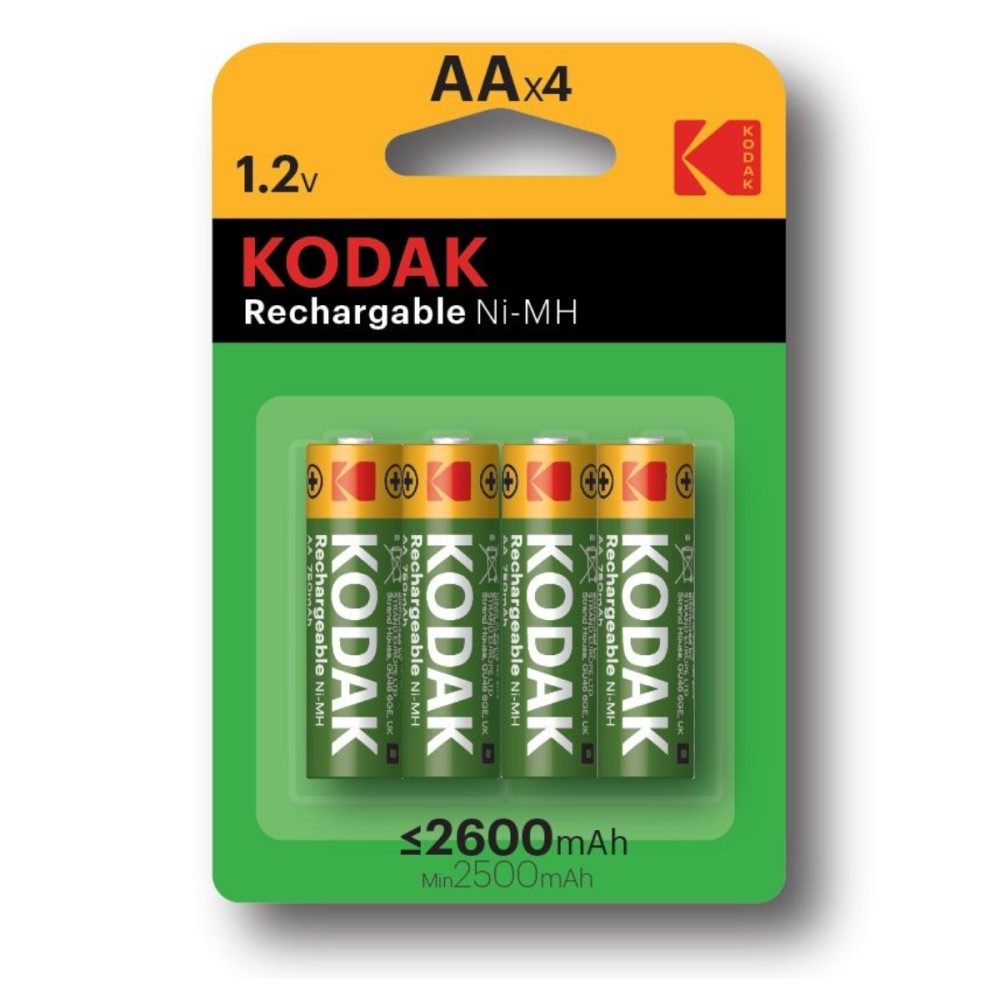 Аккумулятор KODAK AA(R6) 2600 mAh 4 шт