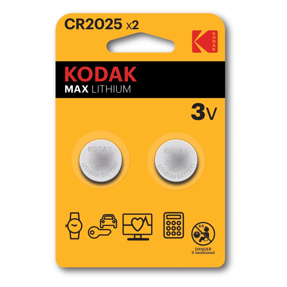 

Батарейка KODAK CR2025 2 шт