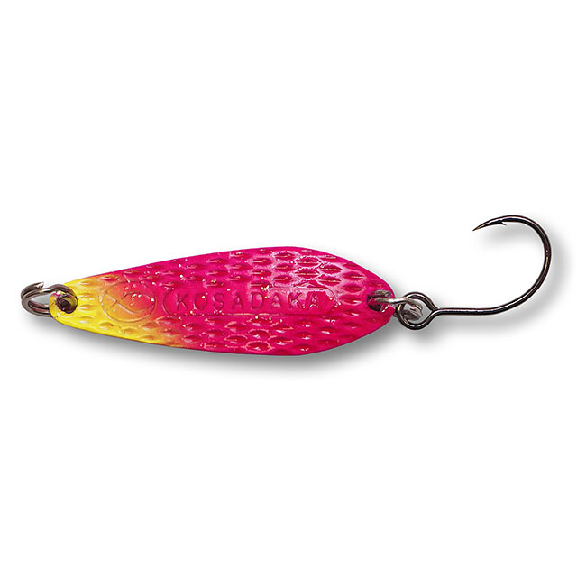 

Kosadaka Блесна колеблющаяся с одинарным крючком KOSADAKA ECHO ( 7гр/NC), Розовый;желтый