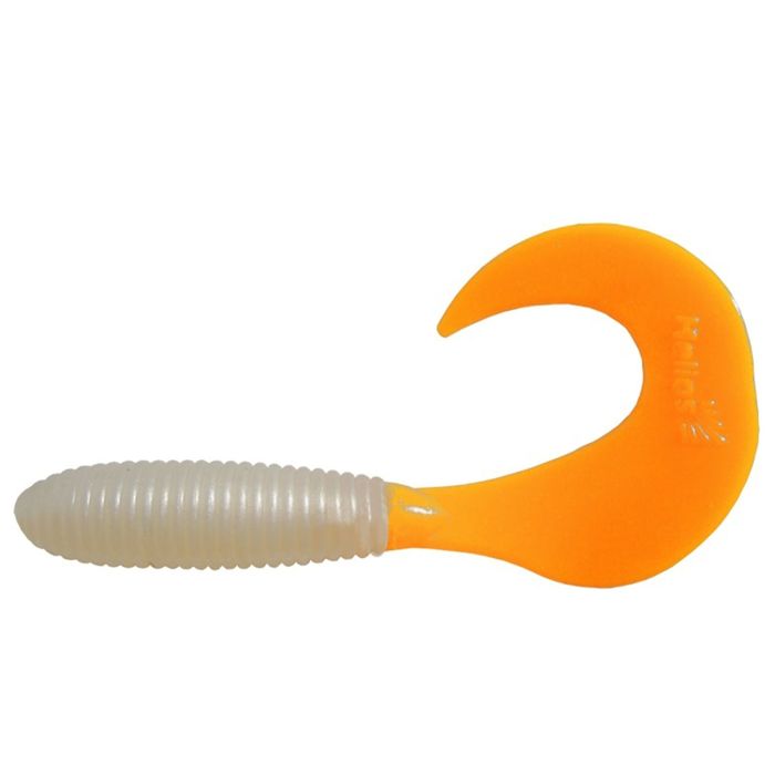 

Твистер Helios Credo 8,5 см Pearl & Orange HS-11-019 (набор 7 шт), Белый;оранжевый