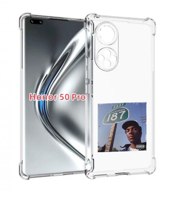 

Чехол Бампер Mypads Snoop Dogg Neva Left Для Honor 50 Pro, Прозрачный, Tocco