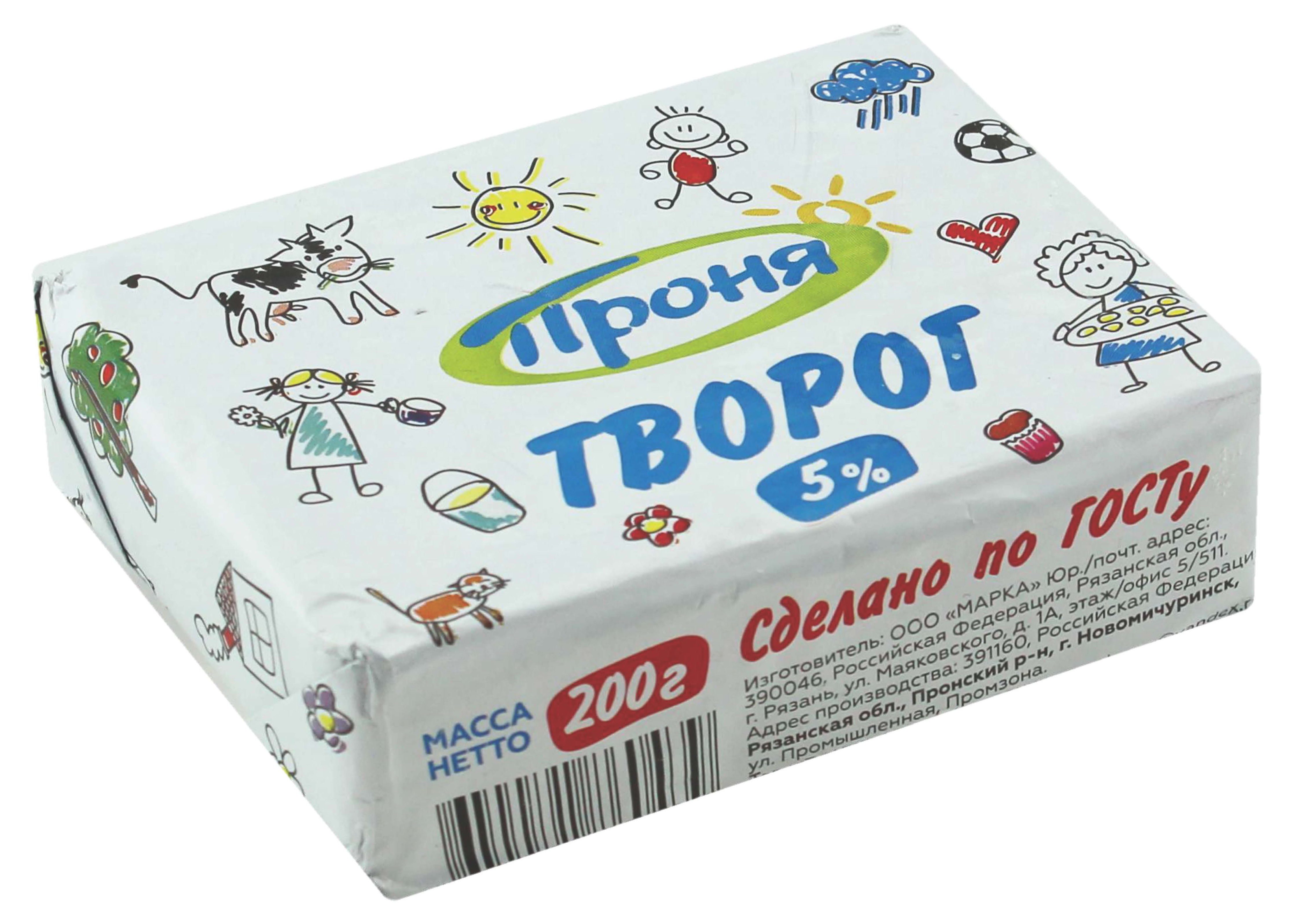 

Творог Проня 5% 200 г