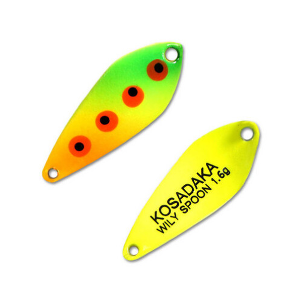 фото Kosadaka блесна колеблющаяся kosadaka trout police wily spoon ( 1,6гр/d05)