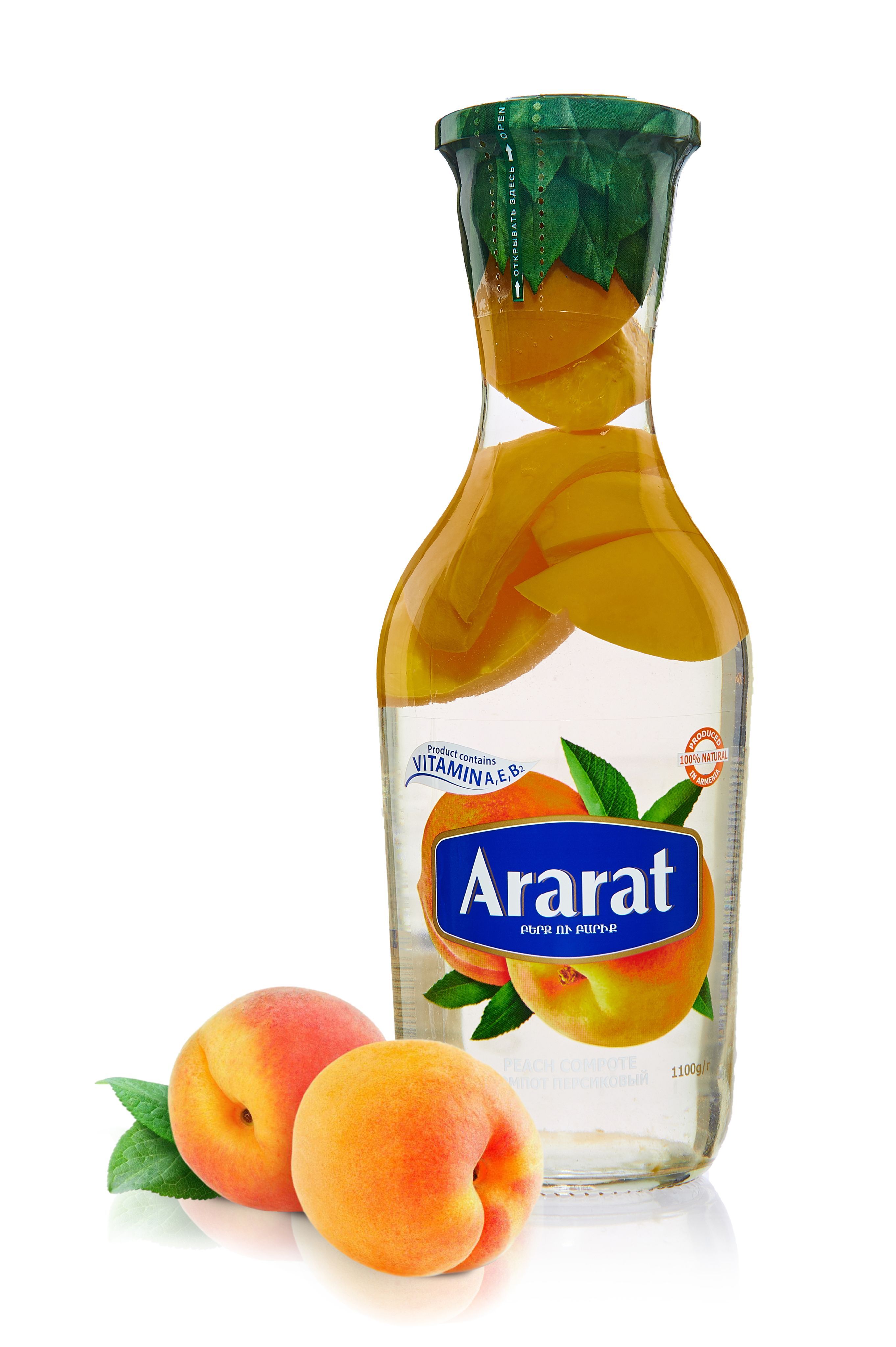 Компот персиковый  Ararat Premium 1 л х 6 шт