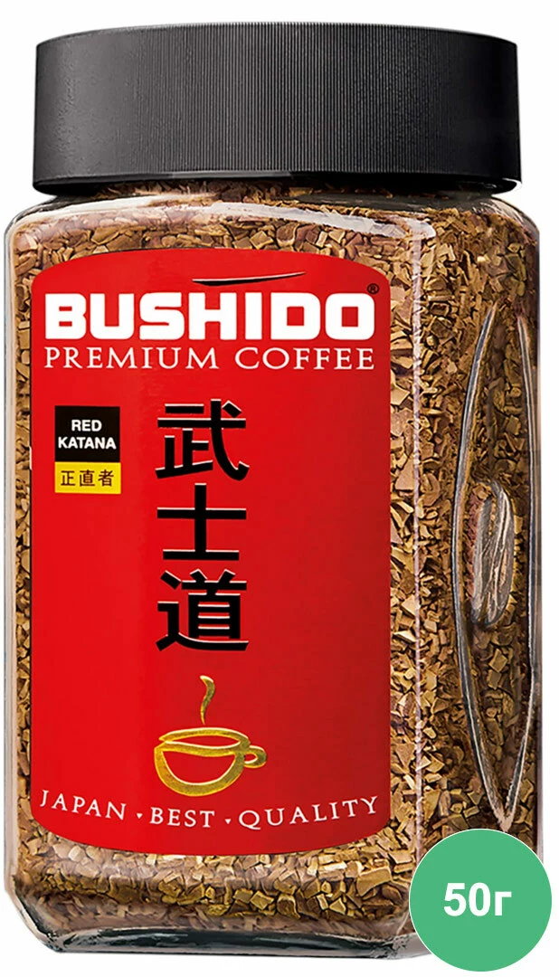 

Кофе растворимый Bushido Рэд Катана 50 г