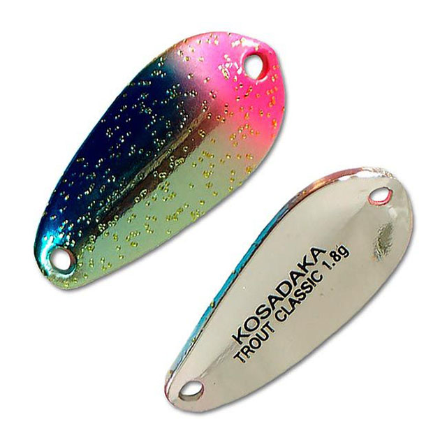 

Kosadaka Блесна колеблющаяся KOSADAKA TROUT POLICE TROUT CLASSIC ( 1,8гр/P15), Синий;розовый;серебристый