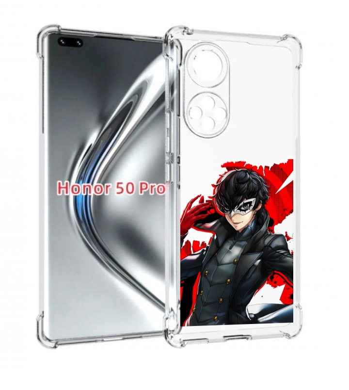 

Чехол бампер MyPads Persona 5 для Honor 50 Pro/Nova 9 Pro, Прозрачный, Tocco