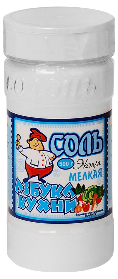 Соль Азбука кухни Экстра мелкая 500 г