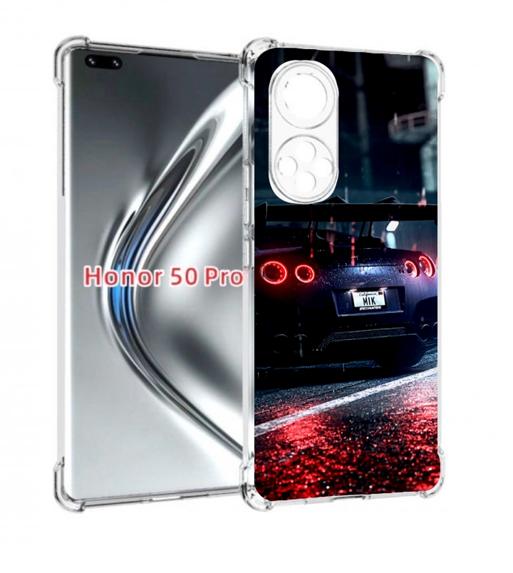 

Чехол бампер MyPads Nissan Skyline для Honor 50 Pro., Прозрачный, Tocco