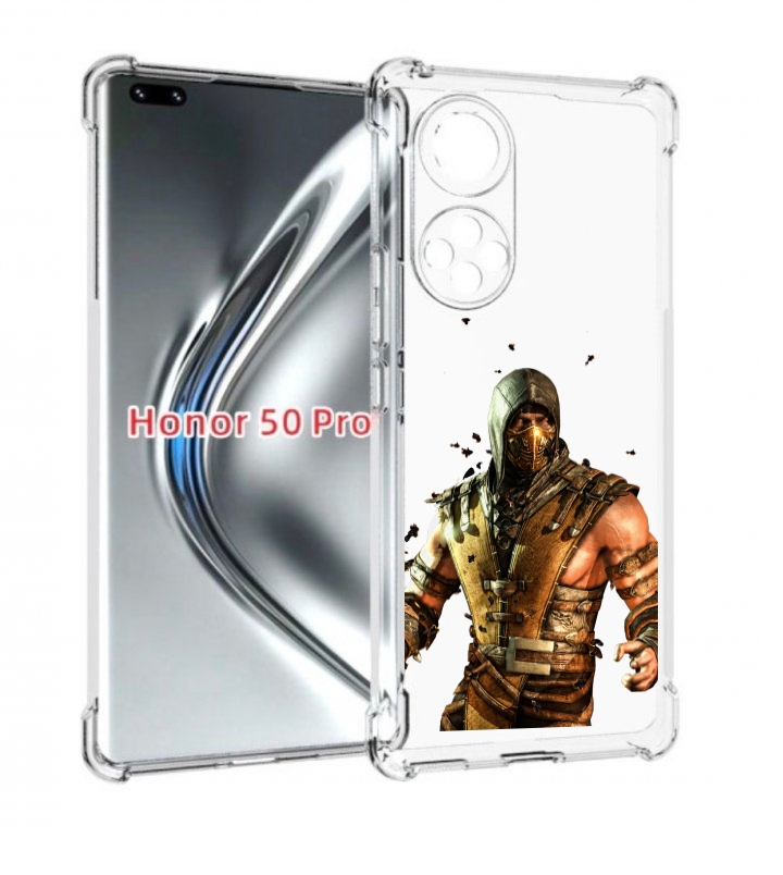 

Чехол бампер MyPads Mortal Kombat scorpion для Honor 50 P, Прозрачный, Tocco