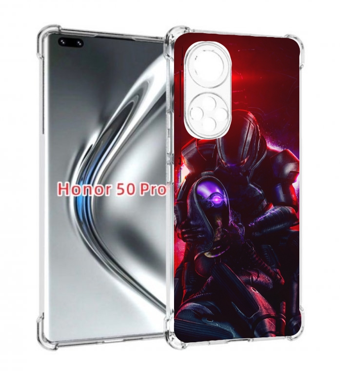 

Чехол бампер MyPads Mass Effect для Honor 50 Pro, Прозрачный, Tocco