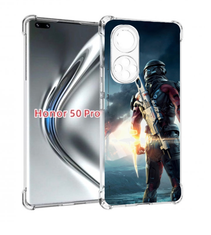 

Чехол бампер MyPads Mass Effect Andromeda Ryder для Honor, Прозрачный, Tocco