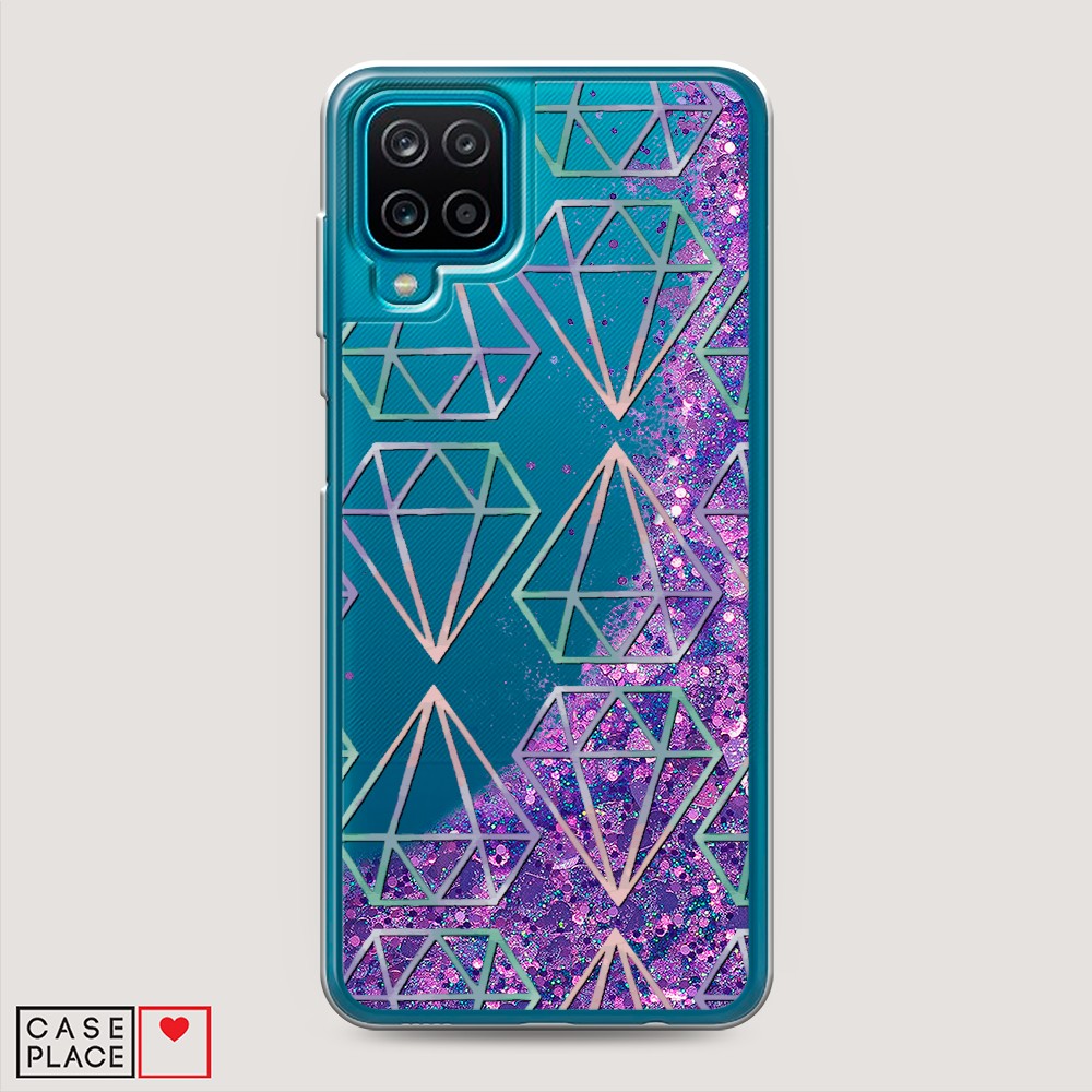 

Чехол Awog на Samsung Galaxy A12 / Самсунг A12 "Бриллианты голографика", Разноцветный, 2101692-1