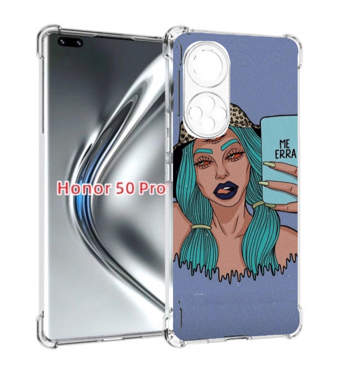 

Чехол бампер MyPads ME Erra женский для Honor 50 Pro/Nova, Прозрачный, Tocco