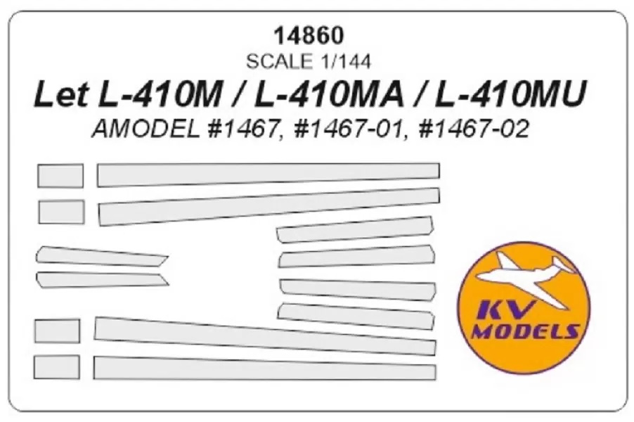 

14860KV Окрасочная маска L-410M/MU для моделей фирмы AMODEL, Однотонный